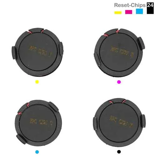 4x Toner Chip Y/M/C/K passt für Epson Aculaser CX 21