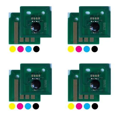 4x Trommel Chip Y/M/C/K passt für Xerox Phaser 7500