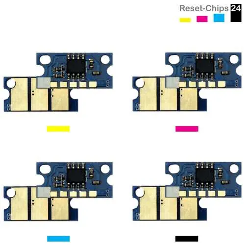 4x Trommel Chip Y/M/C/K passt für Konica Minolta Magicolor 4750 4790 4795