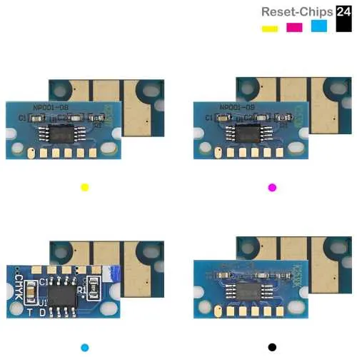 4x Trommel Chip Y/M/C/K passt für NEC Vivid Office 2020 OCE CS173 CS163