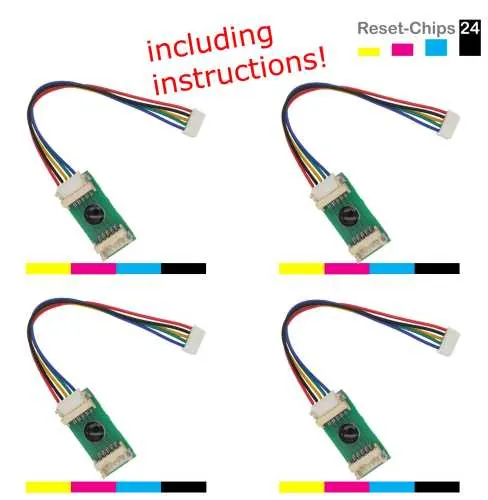 4x Entwickler Chip Y/M/C/K passt für DEVELOP ineo+ 220 280 360 DV311