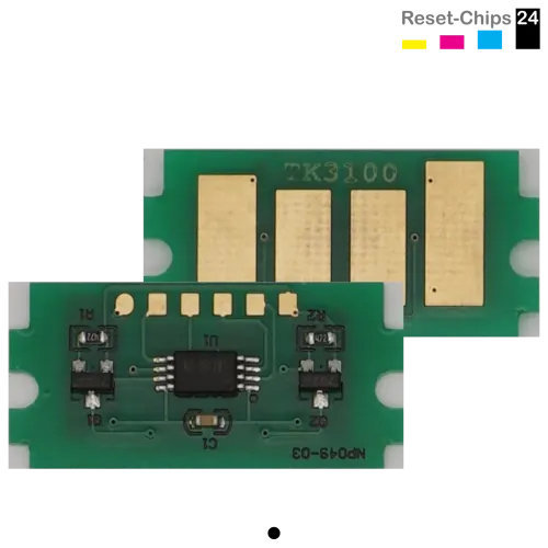 Toner Chip K passt für Kyocera ECOSYS M 3040 3540 FS 2100 4100 4200 4300 TK-3100