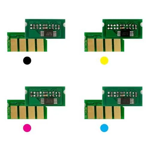 4x Toner Chip Y/M/C/K passt für RICOH Aficio SP C340 C341 SP C340 C341