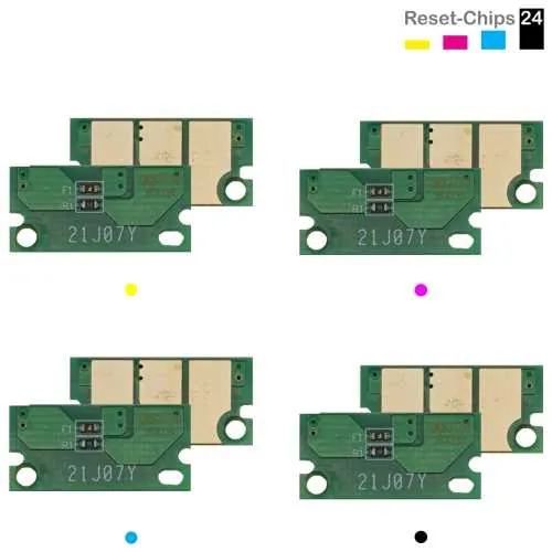 4x Trommel Chip Y/M/C/K passt für Konica Minolta Bizhub C3100P C3110