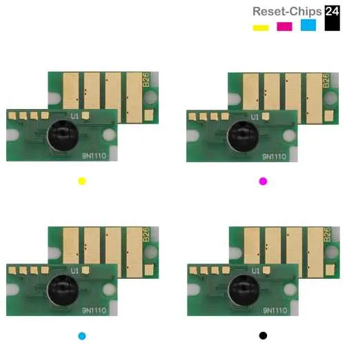 4x Trommel Chip Y/M/C/K passt für Xerox Phaser 6510 WorkCentre 6515