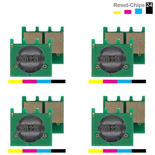 4x Trommel Chip Y/M/C/K passt für HP Color LaserJet CP 1025 (126A)