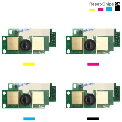 4x Toner Chip Y/M/C/K passt für HP Color LaserJet 3500 3550 (309A / 308A)