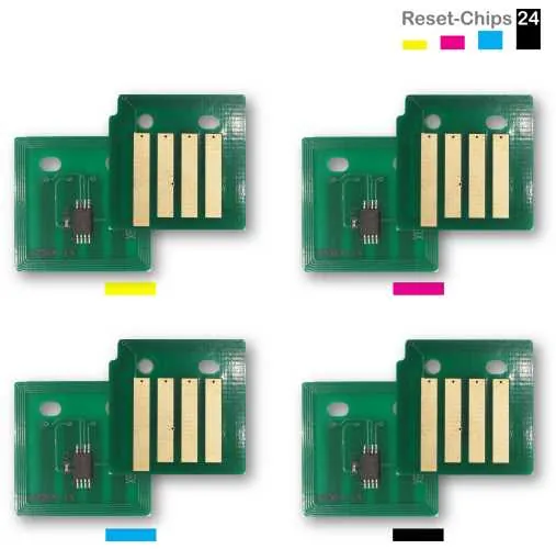 4x Toner Chip Y/M/C/K passt für Xerox AltaLink C8055 C8070 006R01697..700