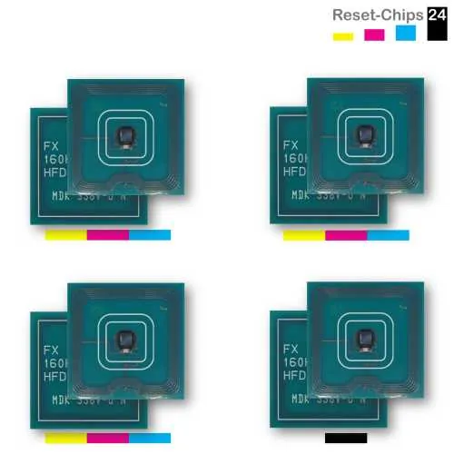 4x Trommel Chip Y/M/C/K passt für Xerox Digital Color Press 770 013R00655..56