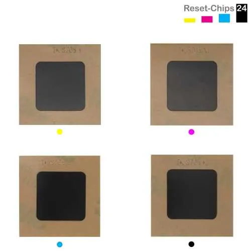 4x Toner Chip Y/M/C/K passt für Kyocera TASKalfa 6550 6551 7550 7551