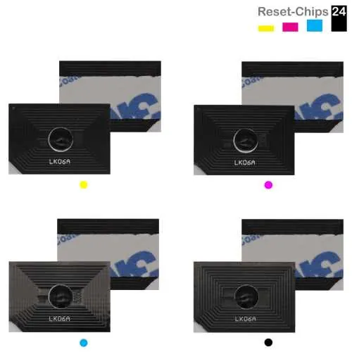 4x Toner Chip Y/M/C/K passt für Copystar CS 356ci Kyocera TASKalfa 356ci 358ci