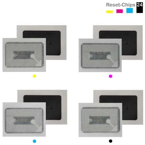 4x Toner Chip Y/M/C/K passt für Kyocera KM-C 2520 2525 3200 3225 3232 4035