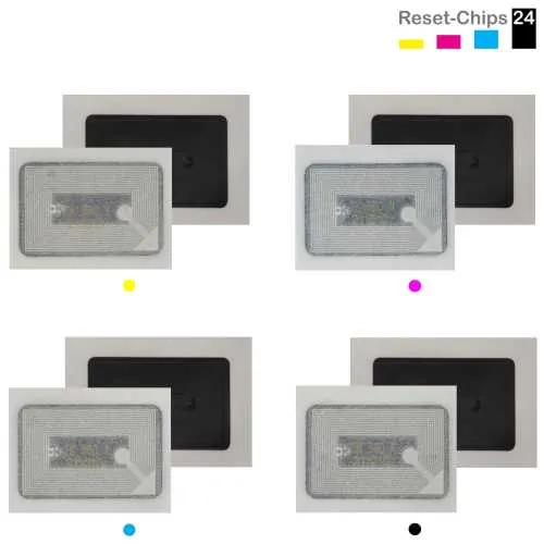 4x Toner Chip Y/M/C/K passt für Kyocera FS-C 8500