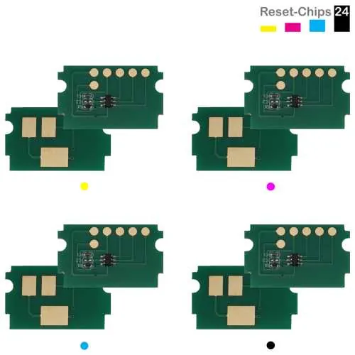 4x Toner Chip Y/M/C/K passt für Kyocera ECOSYS M 5021 5521 ECOSYS P 5021 TK-5230