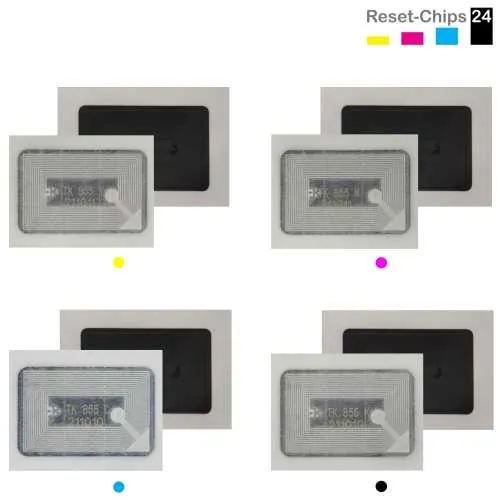 4x Toner Chip Y/M/C/K passt für Kyocera TASKalfa 400ci 500ci 552ci