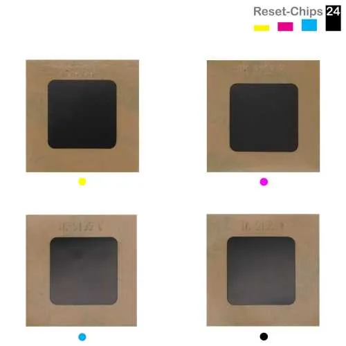 4x Toner Chip Y/M/C/K passt für Kyocera TASKalfa 265ci 266ci
