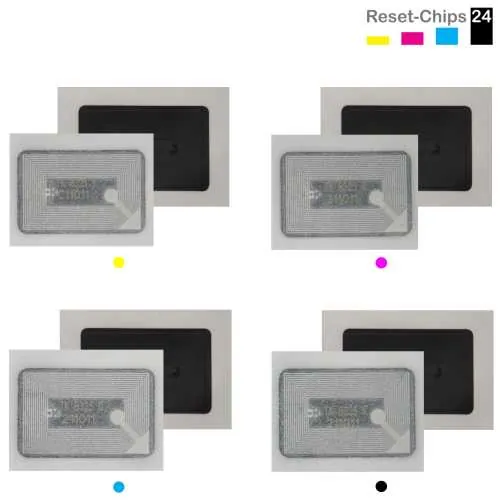 4x Toner Chip Y/M/C/K passt für Copystar CS 2551ci Kyocera TASKalfa 2551ci