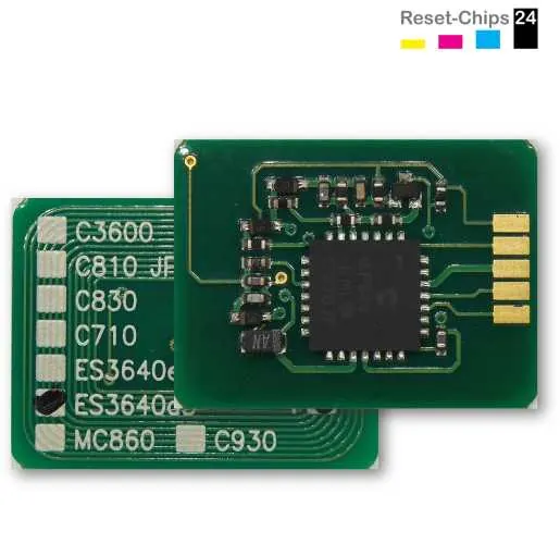 Toner Chip passt für OKI ES3640 A3 ES3640 Express 43837105 ..108