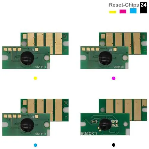 4x Toner Chip Y/M/C/K passt für Xerox WorkCentre 6515 106R03485 ..88 Ost Europa
