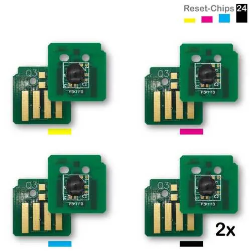 5x Toner Chip YMC +2K passt für Xerox Versant 180 Press 006R01638.. 41 metered