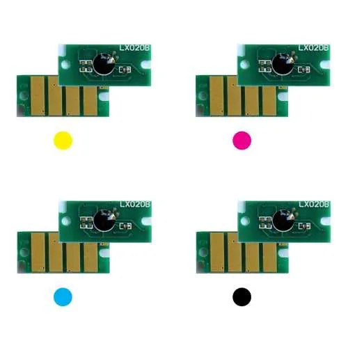 4x Toner Chip Y/M/C/K passt für Xerox Phaser 6020 6022 106R02760 ..63 Ost Europa