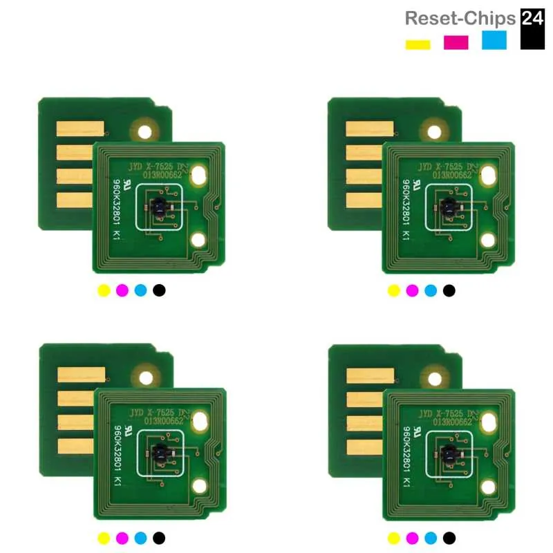 4x Trommel Chip Y/M/C/K passt für Xerox WorkCentre 7830 7830i 7835 7835i 7845