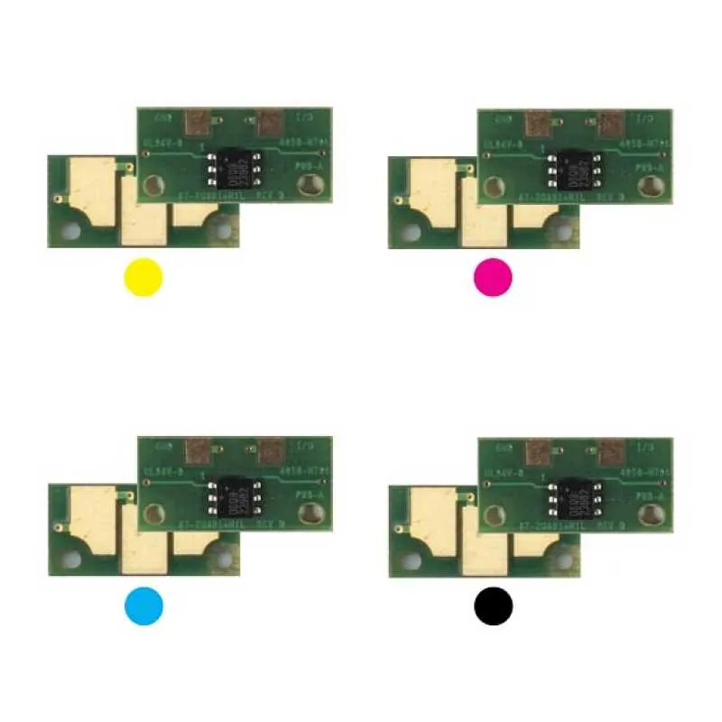 4x Toner Chip Y/M/C/K passt für DEVELOP ineo+ 250 251
