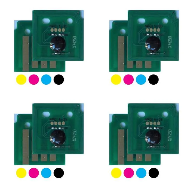 4x Trommel Chip Y/M/C/K passt für Xerox WorkCentre 7425 7428 7435