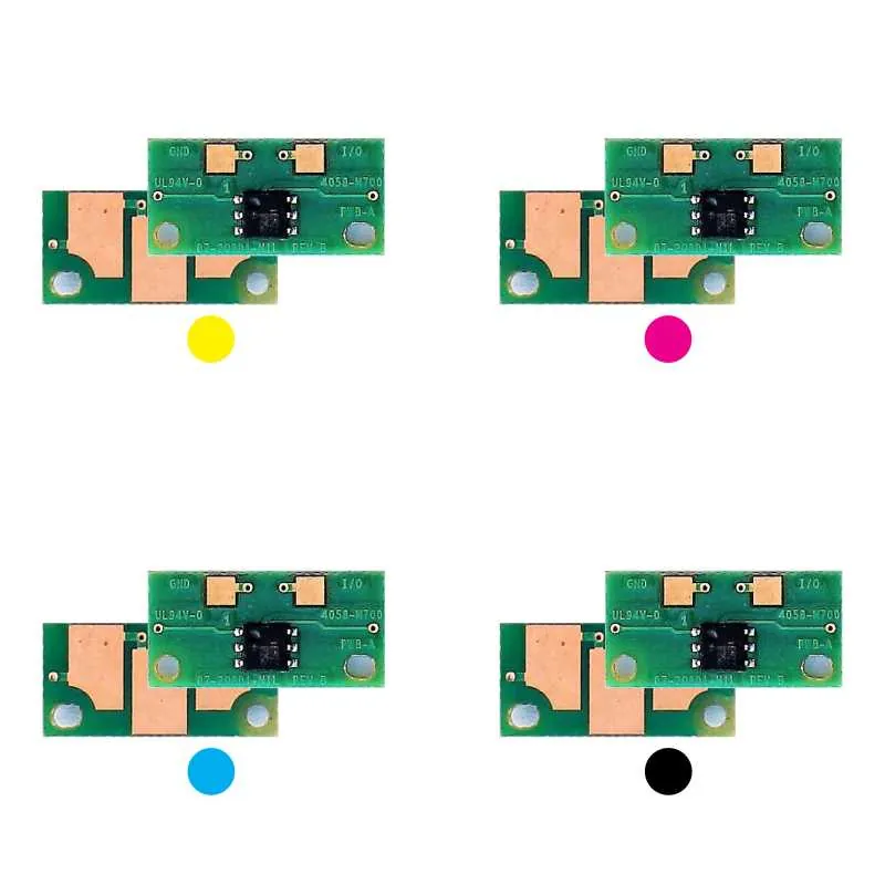 4x Trommel Chip Y/M/C/K passt für Konica Minolta Bizhub C20 C30 C31
