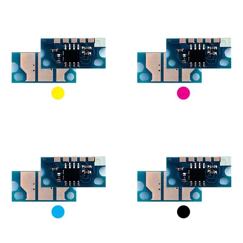 4x Trommel Chip Y/M/C/K passt für Konica Minolta Bizhub C25 C35