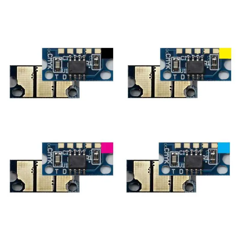 4x Toner Chip Y/M/C/K passt für Konica Minolta Magicolor 8650