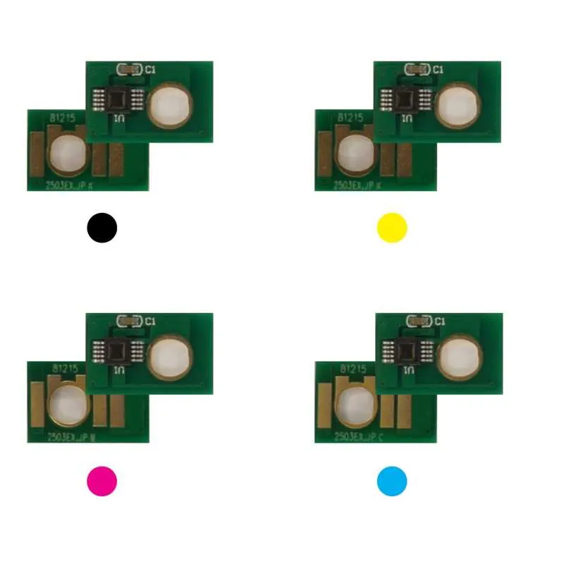 4x Toner Chip Y/M/C/K passt für Lanier MP C2003 C2503 841925 + 841929 ..31