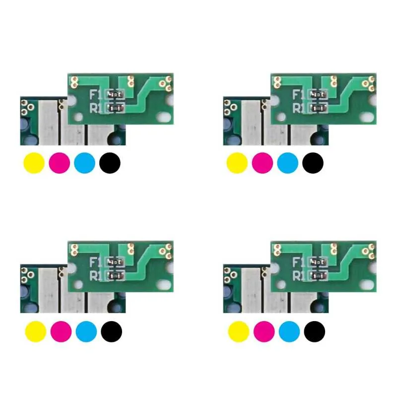 4x Toner Chip Y/M/C/K passt für DEVELOP ineo+ 3350 3850
