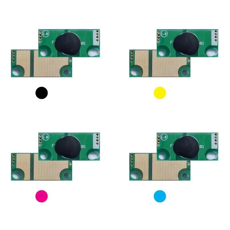 4x Toner Chip Y/M/C/K passt für Konica Minolta Bizhub C552 C652