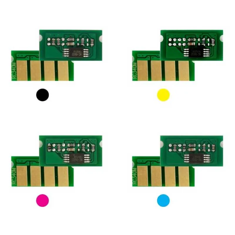 4x Toner Chip Y/M/C/K passt für RICOH Aficio SP C340 C341 SP C340 C341