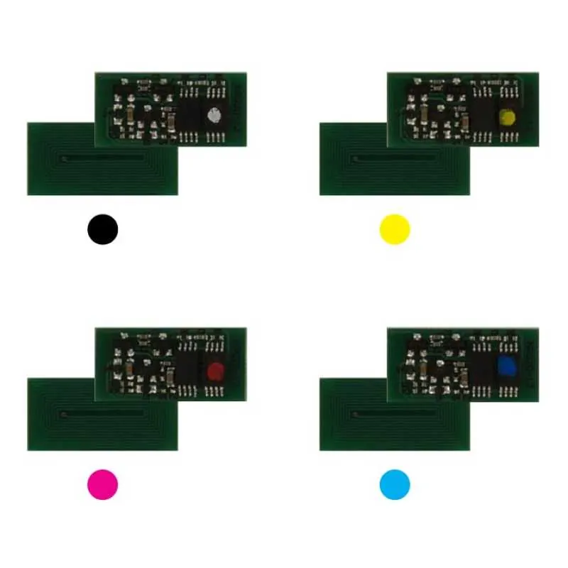 4x Toner Chip Y/M/C/K passt für RICOH Aficio MP C2030 C2050 C2530 C2550