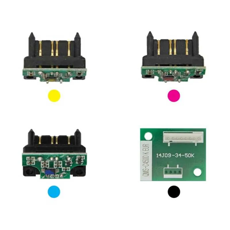 4x Trommel Chip Y/M/C/K passt für Konica Minolta Bizhub C351 C450