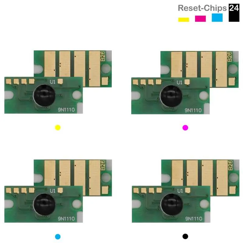 4x Trommel Chip Y/M/C/K passt für Xerox Phaser 6510 WorkCentre 6515