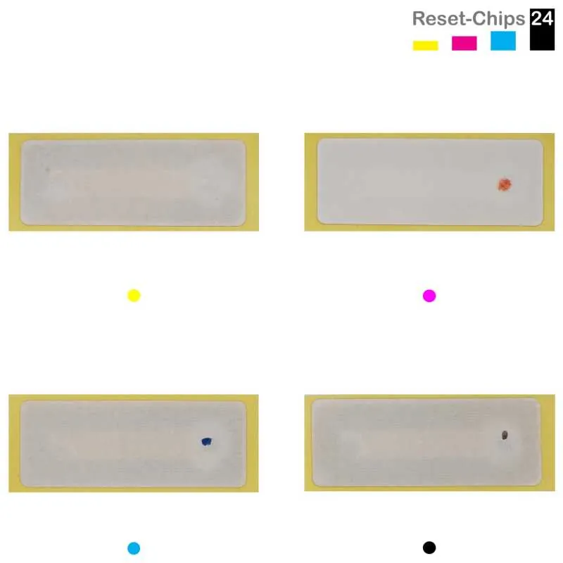 4x Toner Chip Y/M/C/K passt für Epson Aculaser C2600