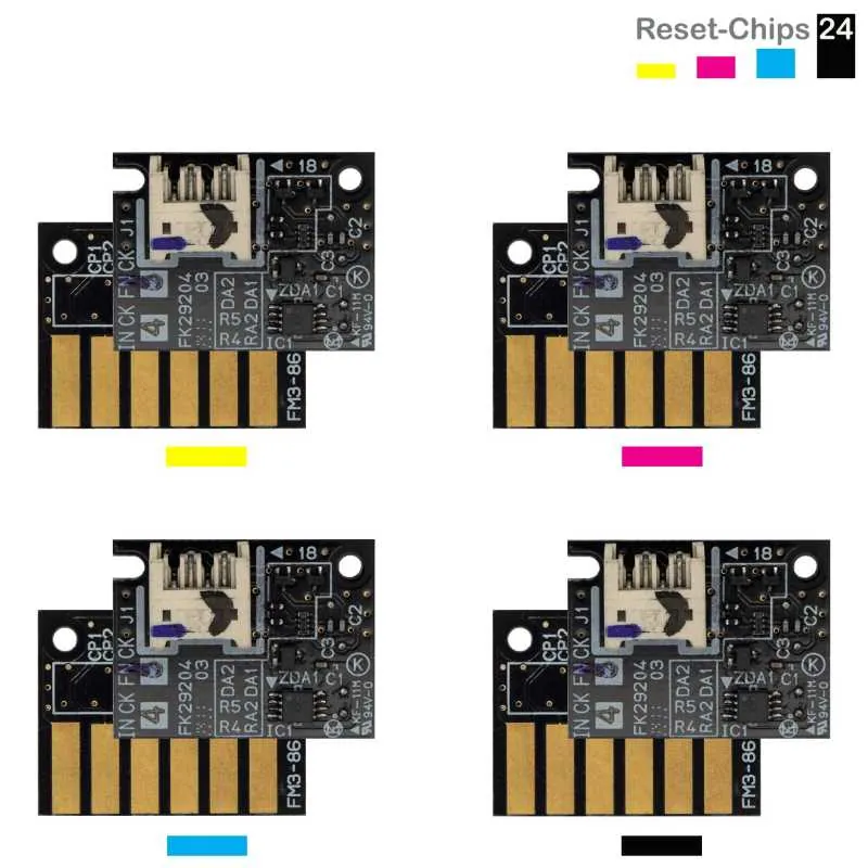 4x Trommel Chip Y/M/C/K passt für Canon imageRUNNER C250i C350i C351i EXV47