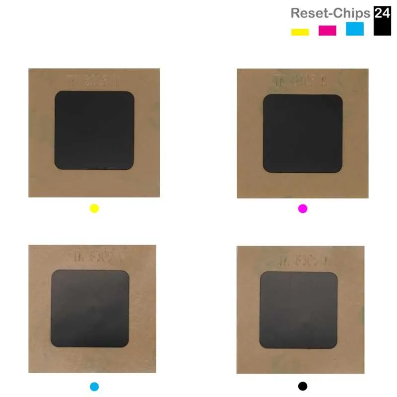 4x Toner Chip Y/M/C/K passt für Copystar CS 3050 3051 3550 3551