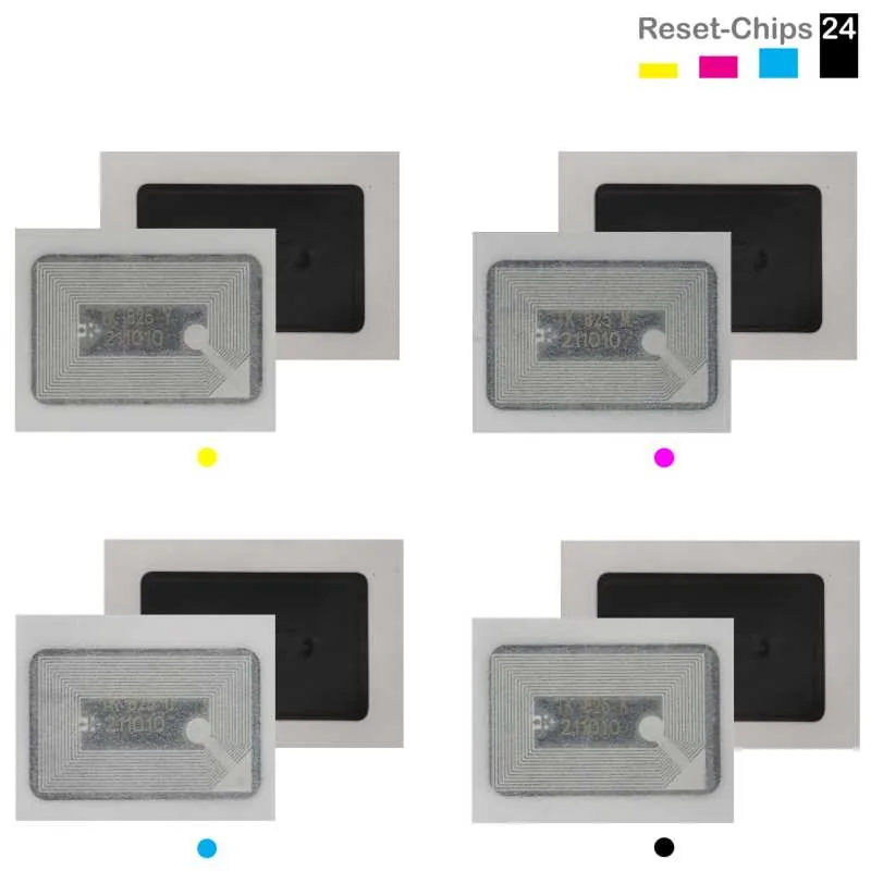 4x Toner Chip Y/M/C/K passt für Kyocera KM-C 2520 2525 3200 3225 3232 4035