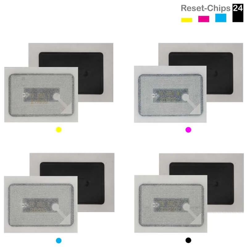 4x Toner Chip Y/M/C/K passt für Kyocera FS-C 8500