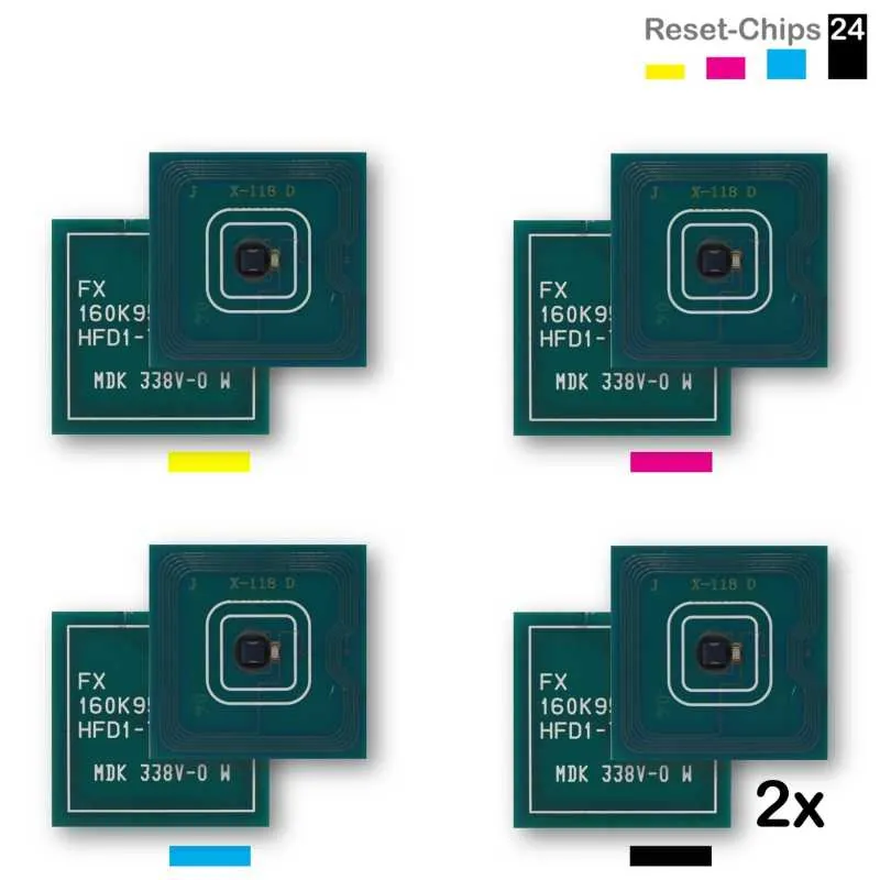 5x Toner Chip YMC +2K passt für Xerox ColorPress 570 006R01529 ..32 Ost Europa