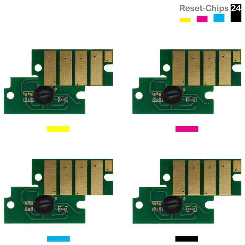 4x Toner Chip Y/M/C/K passt für Xerox VersaLink C605 106R03928..31