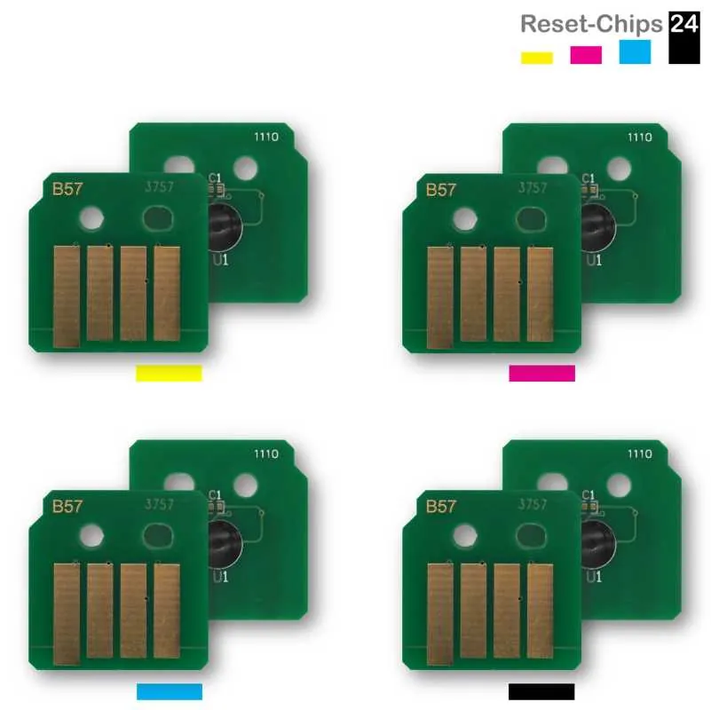 4x Toner Chip Y/M/C/K passt für Xerox VersaLink C7000 106R03765..68 Ost Europa