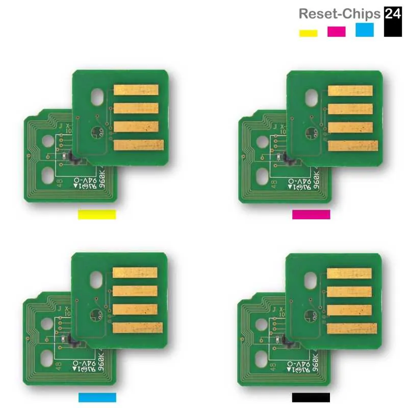 4x Toner Chip Y/M/C/K passt für Xerox Phaser 6700 106R01523..26 Ost Europa