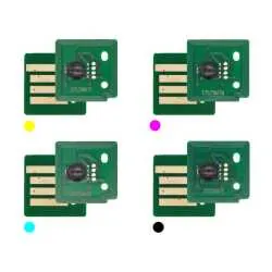 4x Toner Chip Y/M/C/K passt für Xerox WorkCentre 7545 7556 7830 006R01513 ..16