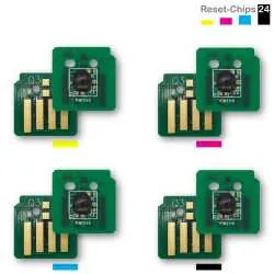 4x Toner Chip Y/M/C/K passt für Xerox VersaLink C7025 106R03745..48 Ost Europa